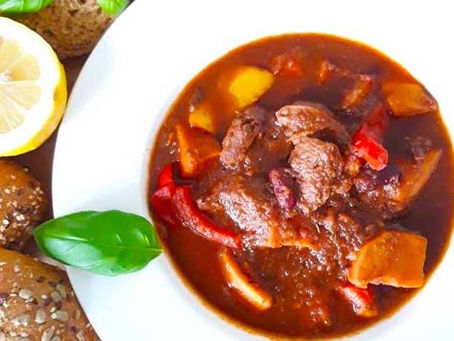 Instant pot beer stew for an event.