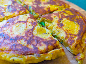 Chickpea omelette (fluffy)