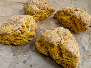 One-Bowl Pumpkin Spice Scones