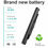 Thumbnail: HS03 HS04 Laptop Battery For HP Spare 807957-001 807956-001 807612-421, 14.8V 4
