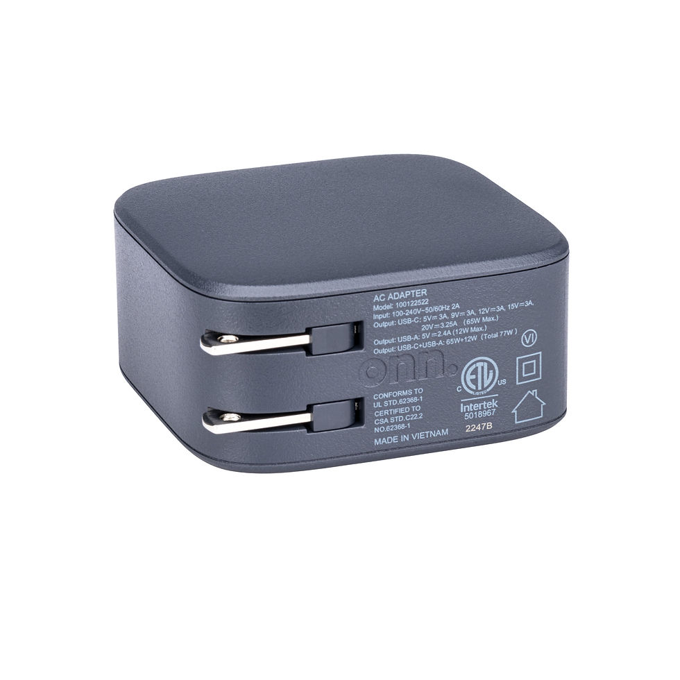 Thumbnail: 65W 12W Laptop charger Compatible for Apple, Dell, HP, Asus, Acer, Lenovo, Sams