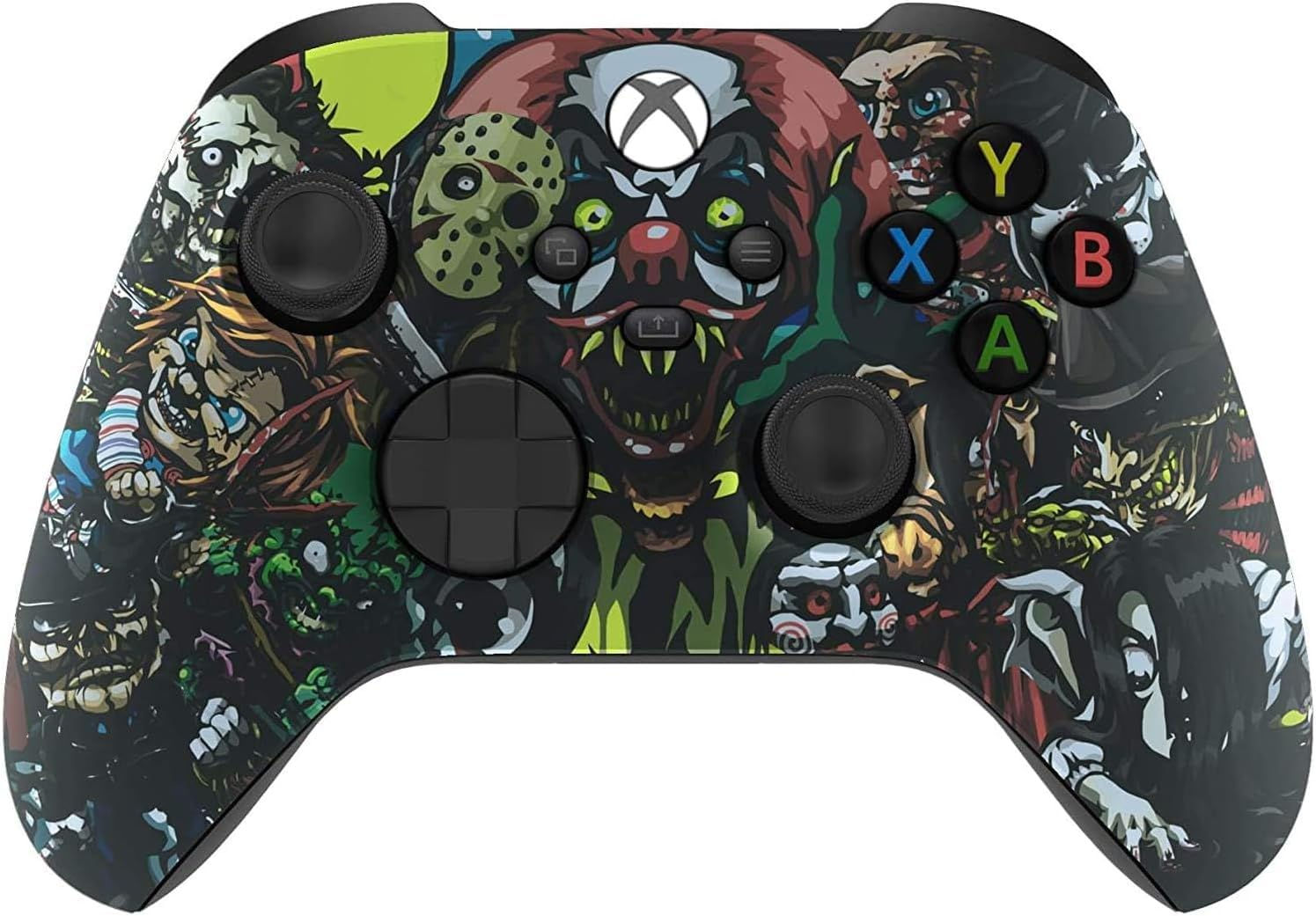 Scary Party Xbox Custom Gaming Controller -Soft Shell for Comfort Grip X for Mic