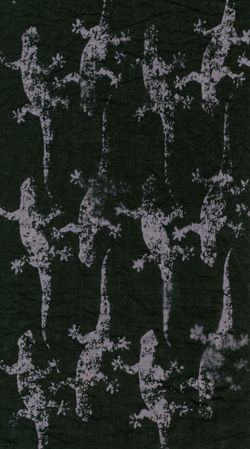 Lizard Monoprint