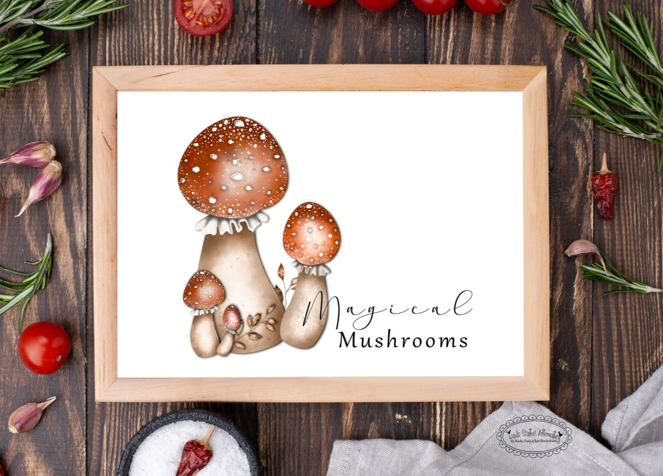 Quadrinho Mushrooms