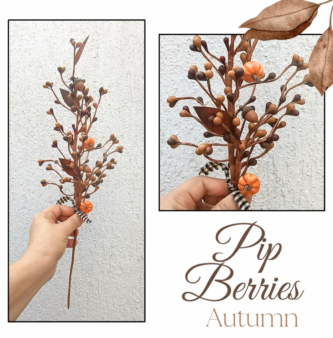 Galhos de Pip Berries - Outono