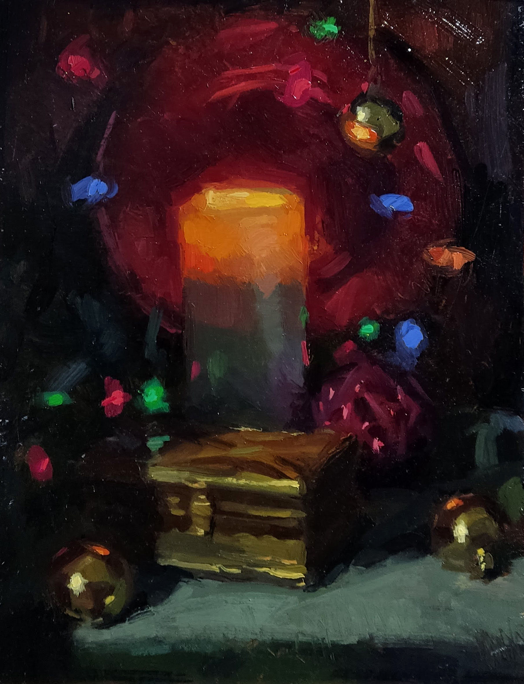 Festive treasure chest