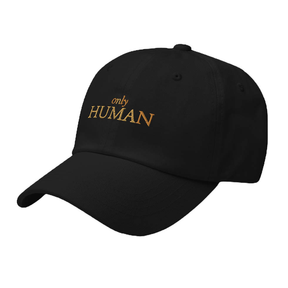 Thumbnail: 'ONLY HUMAN' Dad hat