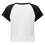 Thumbnail: 'ONLY HUMAN' Women’s micro rib raglan baby tee