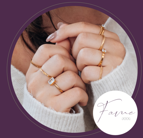 De collectie van iXXXi FAME bestaat uit een selectie los te dragen ringetjes. Met de single rings van iXXXi FAME kun je eindeloos veel combineren.