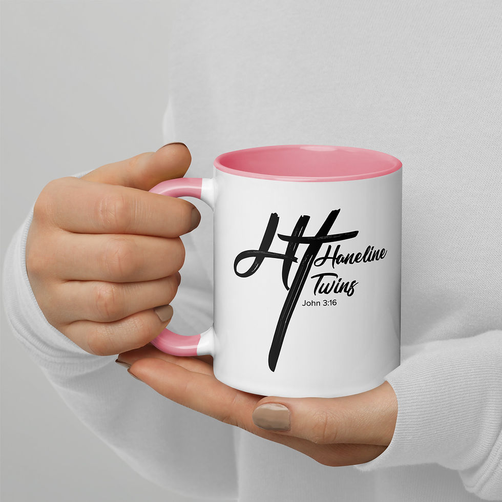 Thumbnail: Haneline Twins Logo Mug with Color Inside