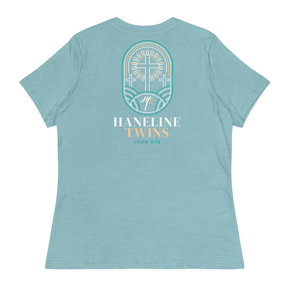 Thumbnail: Haneline Twins John 3:16 Women's Relaxed T-Shirt