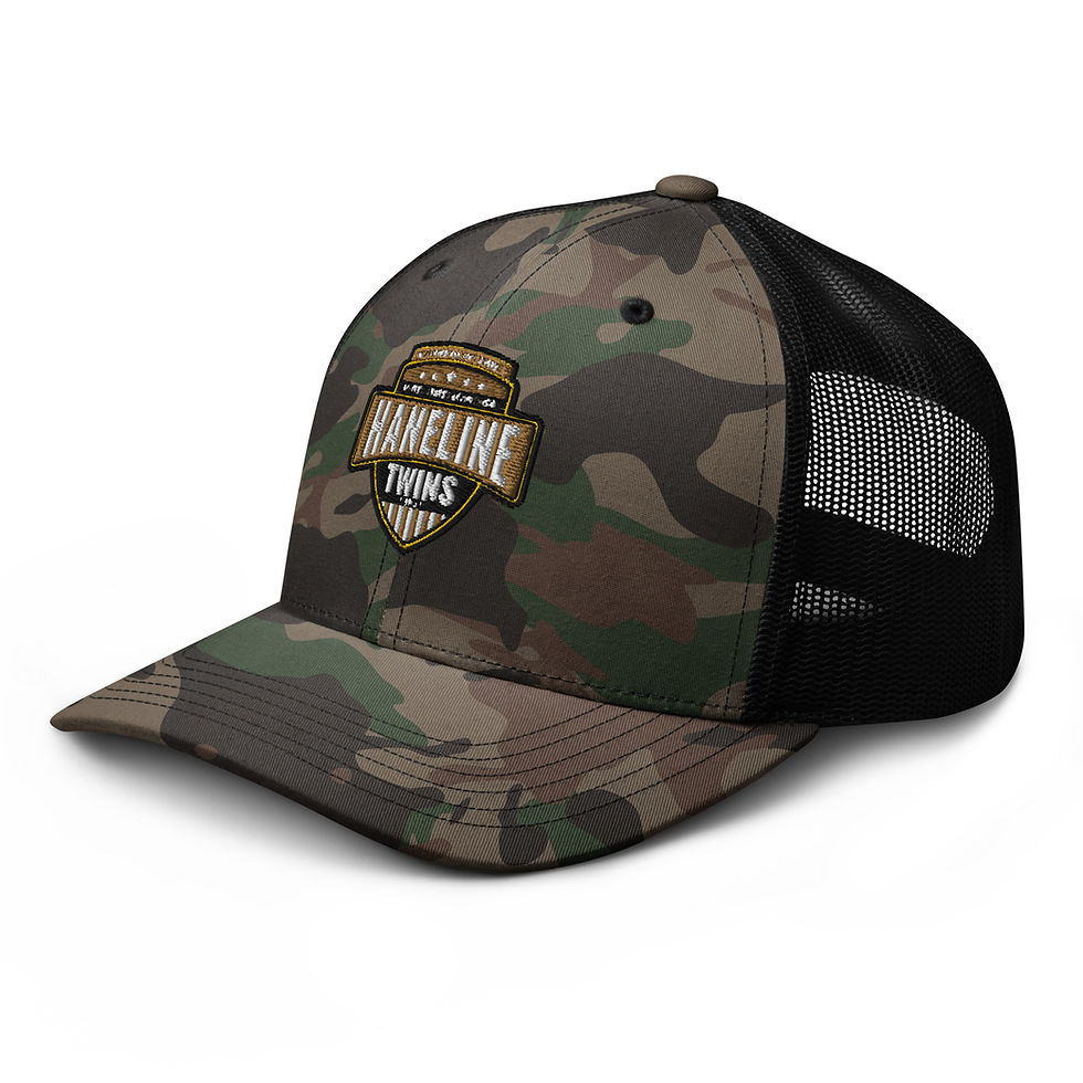 Thumbnail: Haneline Twins Camouflage Trucker Hat