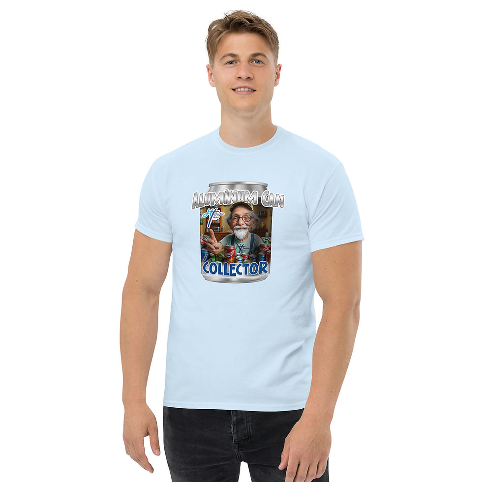 Thumbnail: "Aluminum Can Collector" Haneline Twins Unisex classic tee