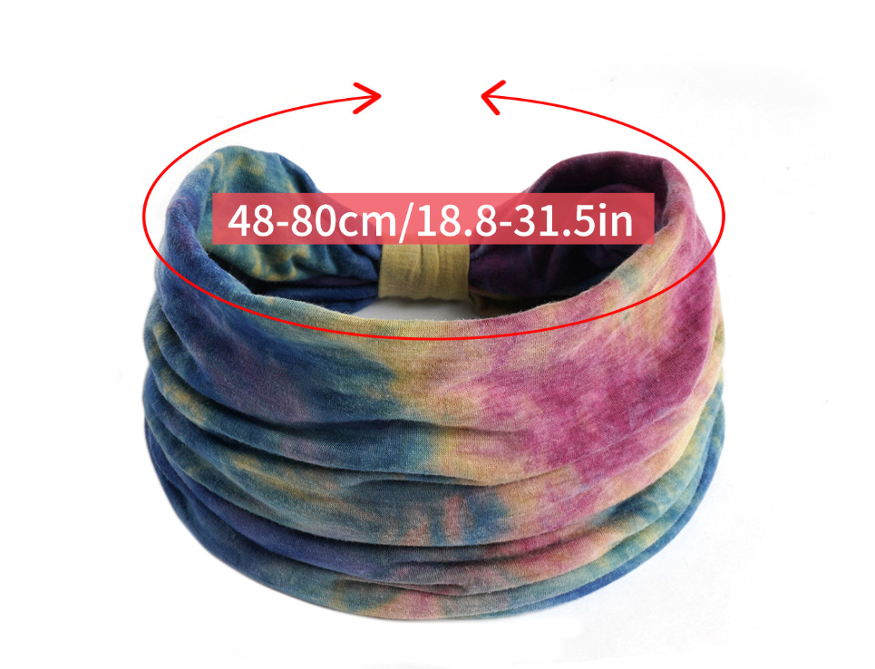 Thumbnail: Headband Extra Wide Yoga Soft Alopecia Tie Dye