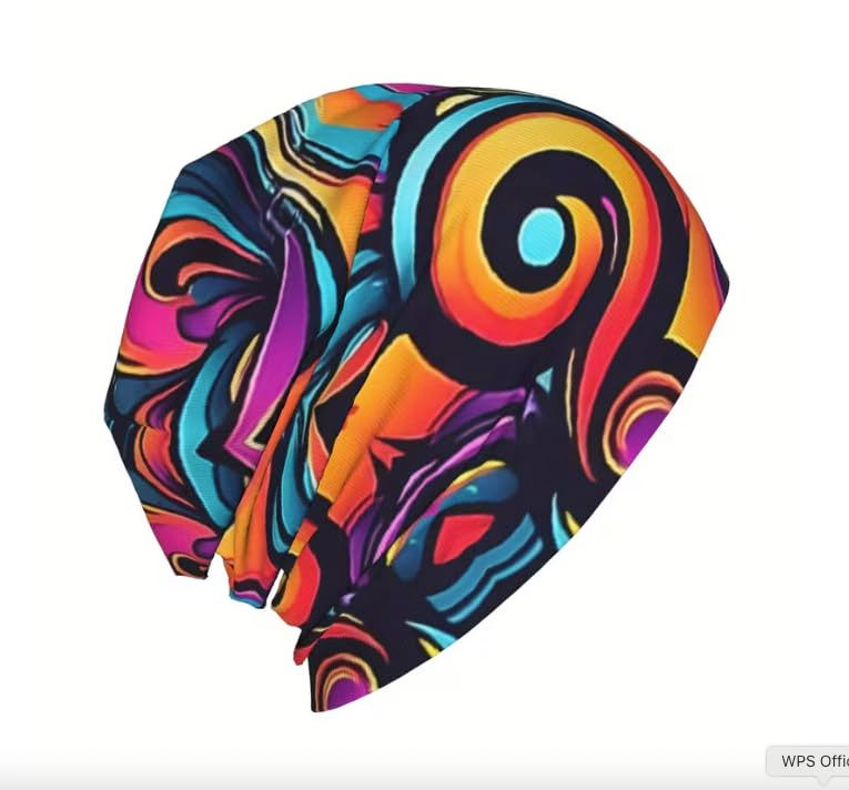 Thumbnail: Chemo Headwear Beanie Hat - Pre Tied Bandana Scarf Closed Top Cap Flower (UK
