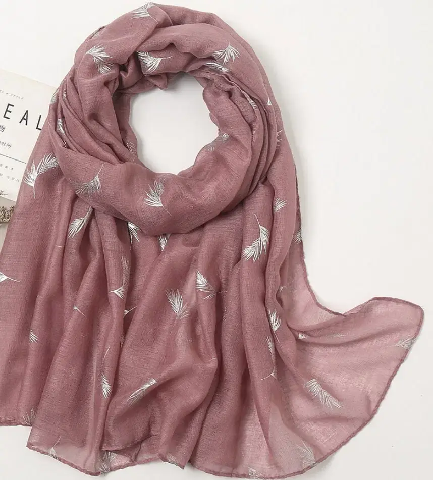 Thumbnail: Metallic Pattern Neck Scarf