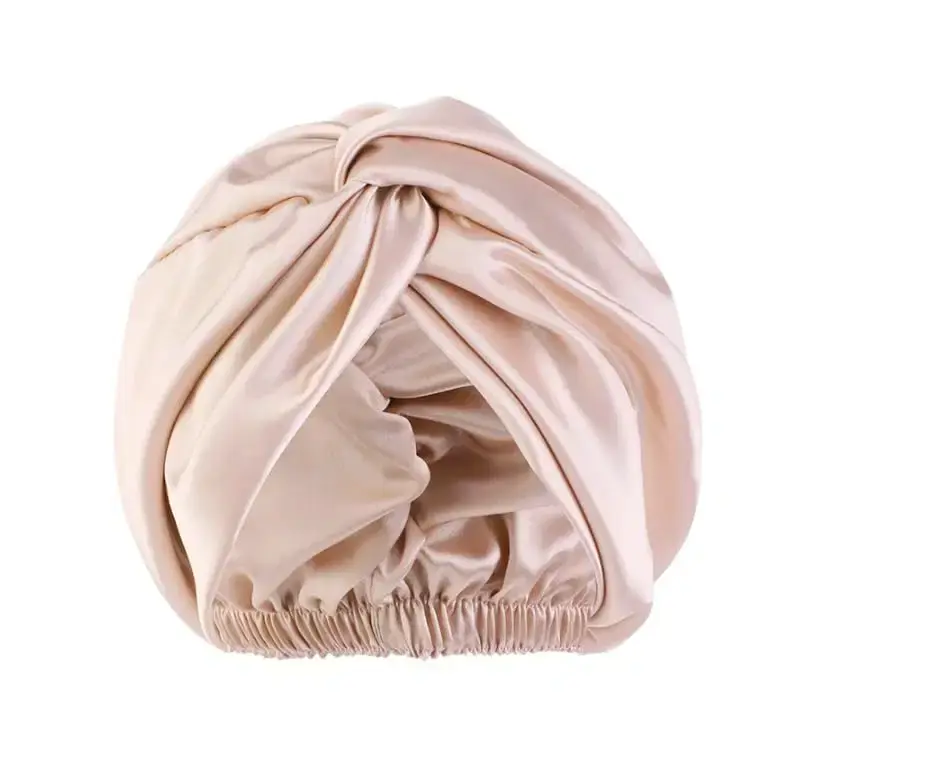 Thumbnail: Satin Chemo Headwear Beanie Sleep Cap Turban Bonnet