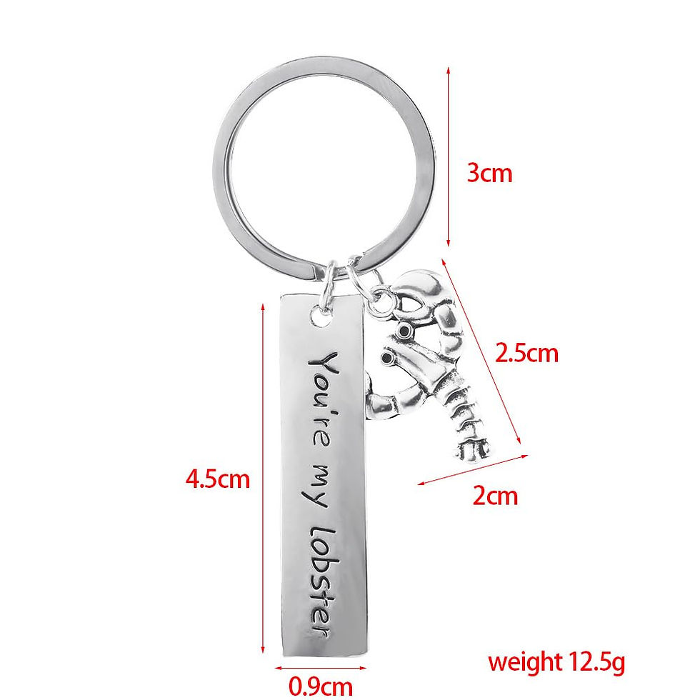 Thumbnail: DJC BOUTIQUE You're my Lobster Keychain Keyring