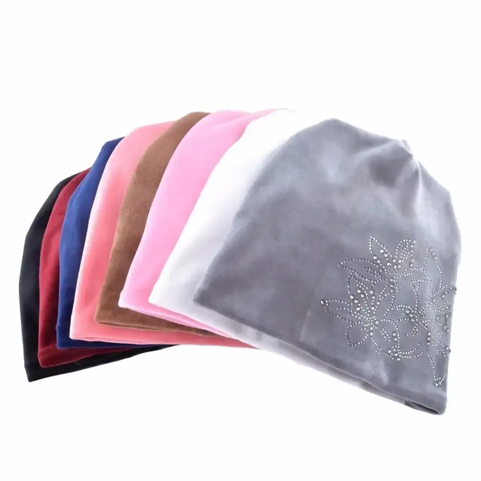 Thumbnail: Chemo Headwear Beanie Hat Sparkly and Soft