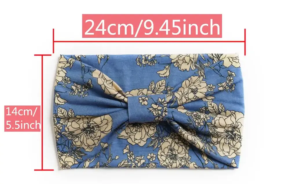 Thumbnail: Headband Extra Wide Yoga Soft Headwear Beanie Cap Alopecia Bandana