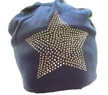 Thumbnail: Star Rhinestone Chemo Beanie Hat