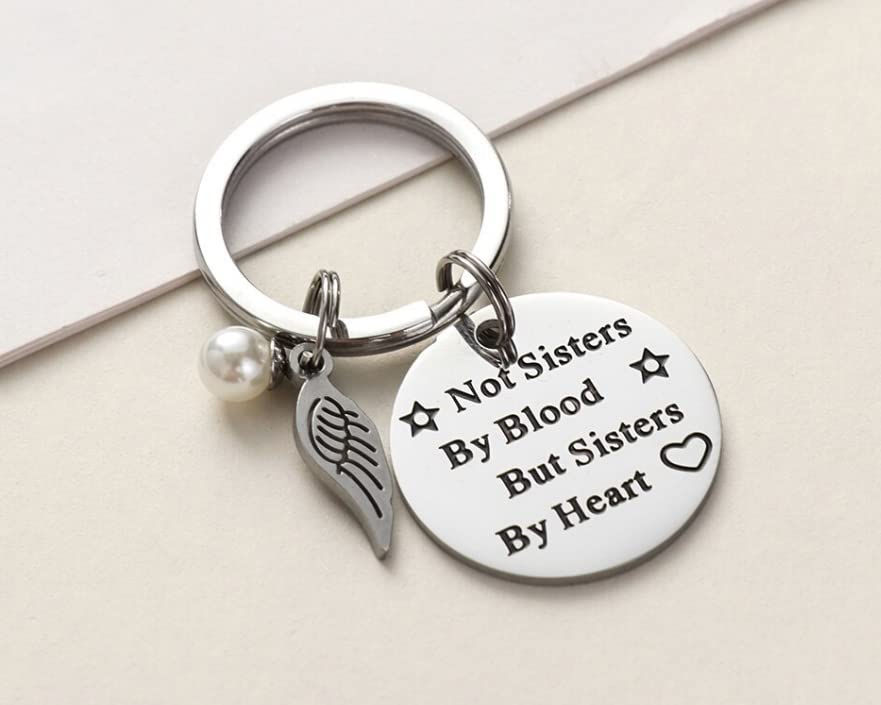 Thumbnail: DJCINNOV Guardian Angel Gold Chain Gift Card (Friends Sisters Keyring)
