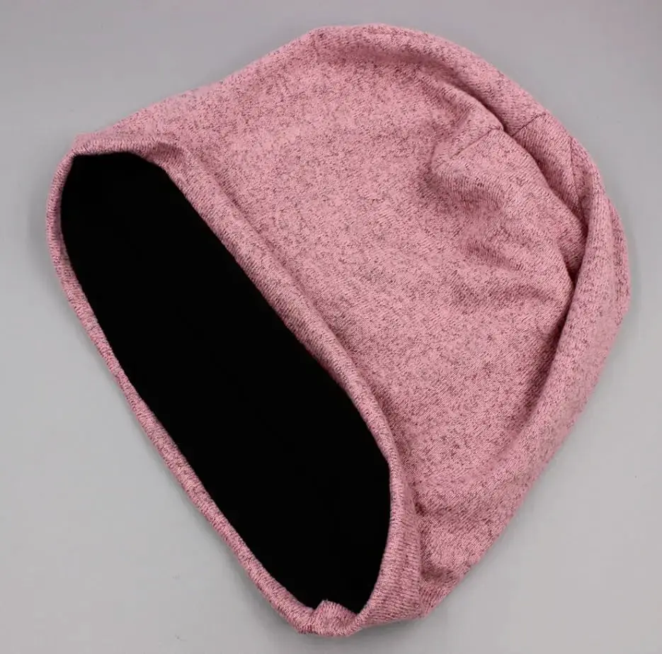 Thumbnail: Chemo Headwear Beanie Hat Soft Lined Jersey Closed