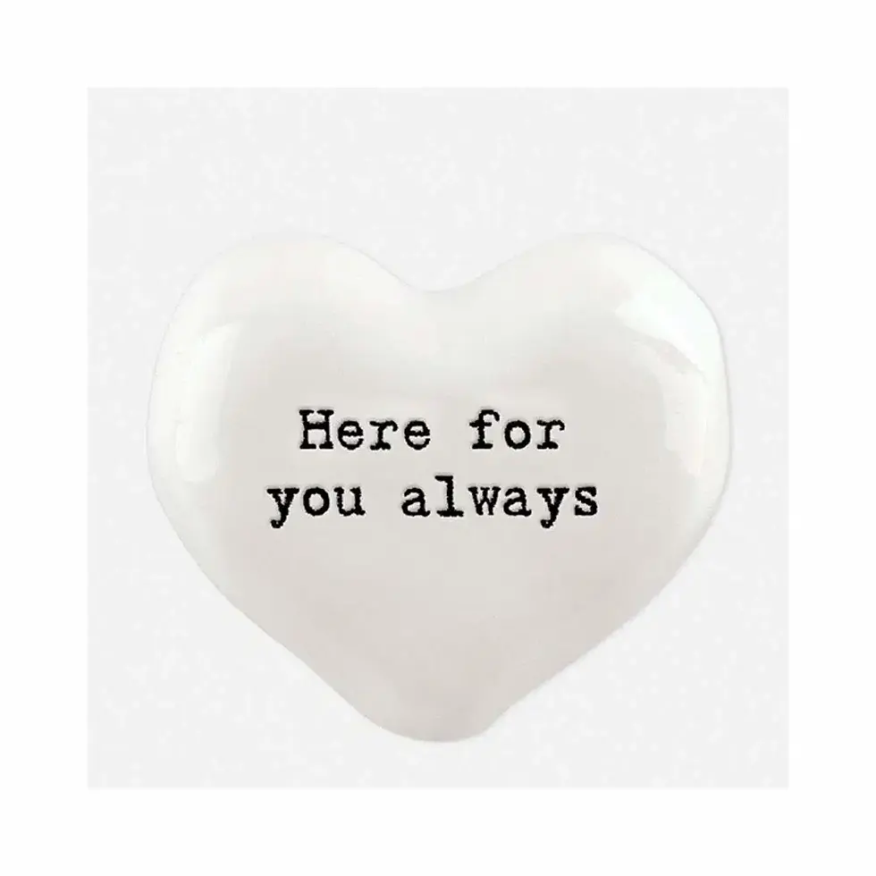 Thumbnail: East of India White Heart Here For You Always