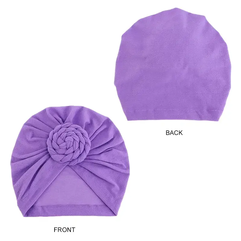 Thumbnail: Pre Tied Turban Beanie Soft with Knotted front