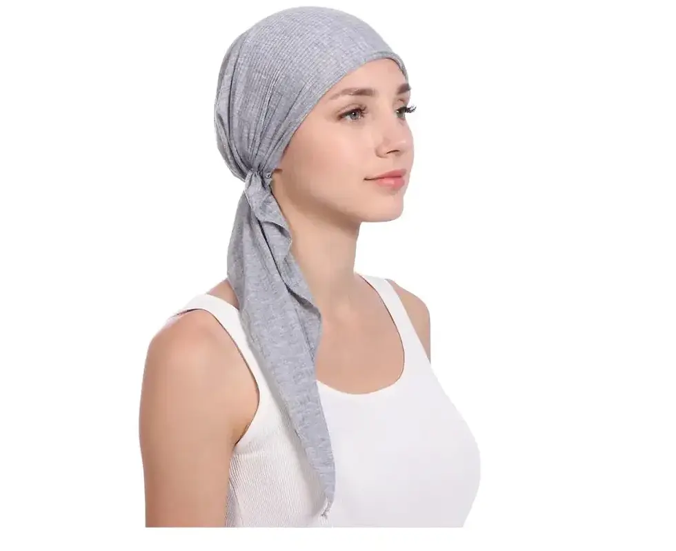 Thumbnail: Chemo Headwear Beanie Head Cover Scarf Turban