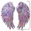 Thumbnail: Angel Wing Iron on Sequin Patch