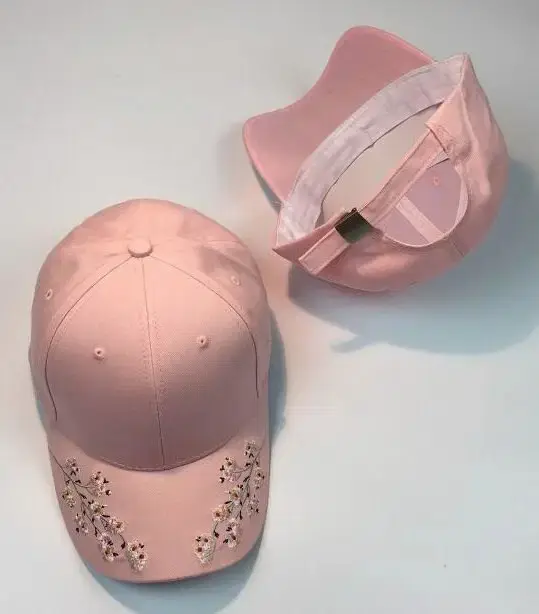 Thumbnail: Flower Baseball Cap Beanie Headwear with Embroidery