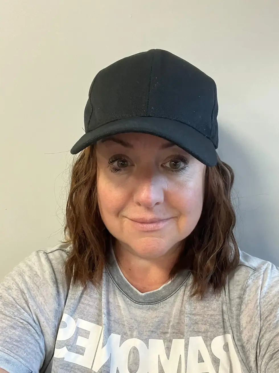 Thumbnail: Wavy Wig in Brown within a Baseball Cap