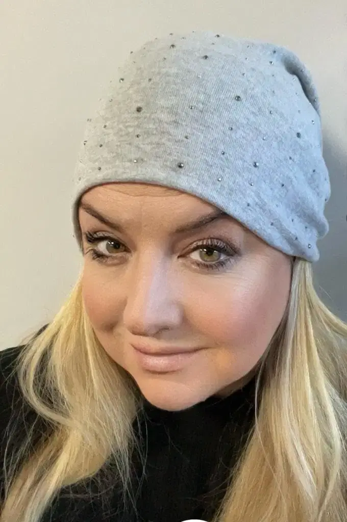 Thumbnail: Chemo Headwear Beanie Hat Sparkly and Soft