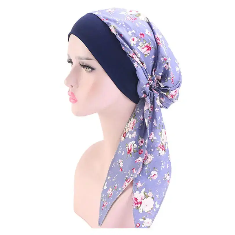 Thumbnail: Long Tail Pre Tied Head Scarf
