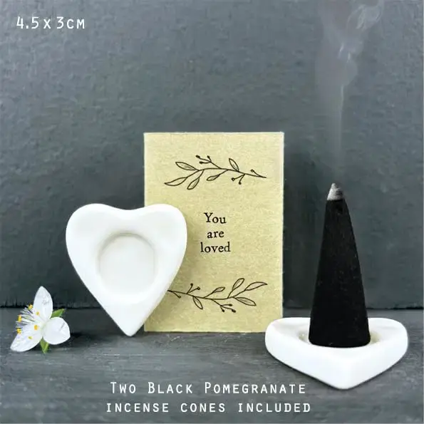 Thumbnail: East of India Mini Matchbox Incense Holder & Two Cones