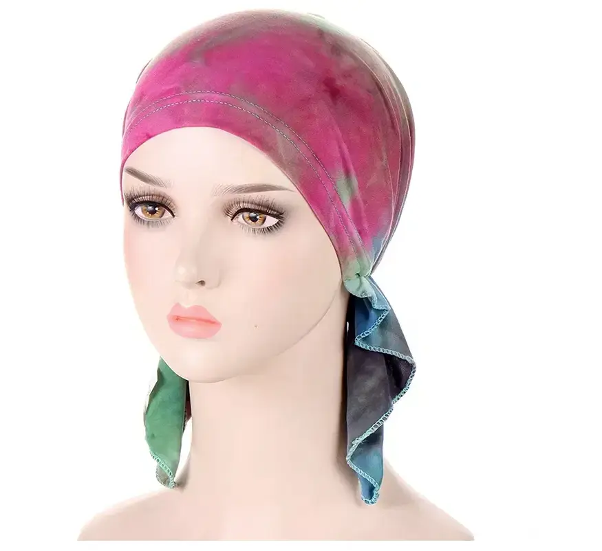 Thumbnail: Chemo Headwear Headscarf Turban Wraps