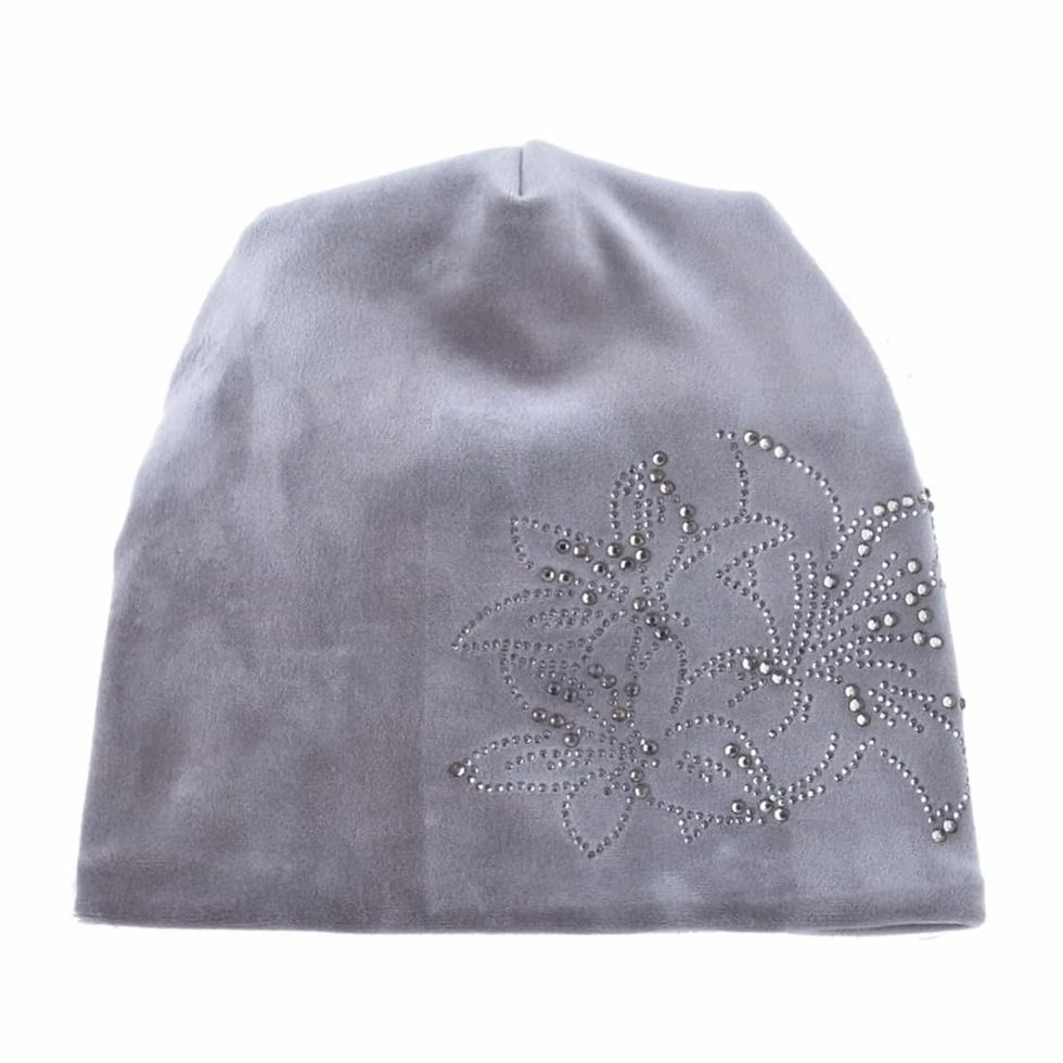 Thumbnail: Chemo Headwear Beanie Hat Sparkly - Pre Tied Bandana Headwrap Scarf Closed Top