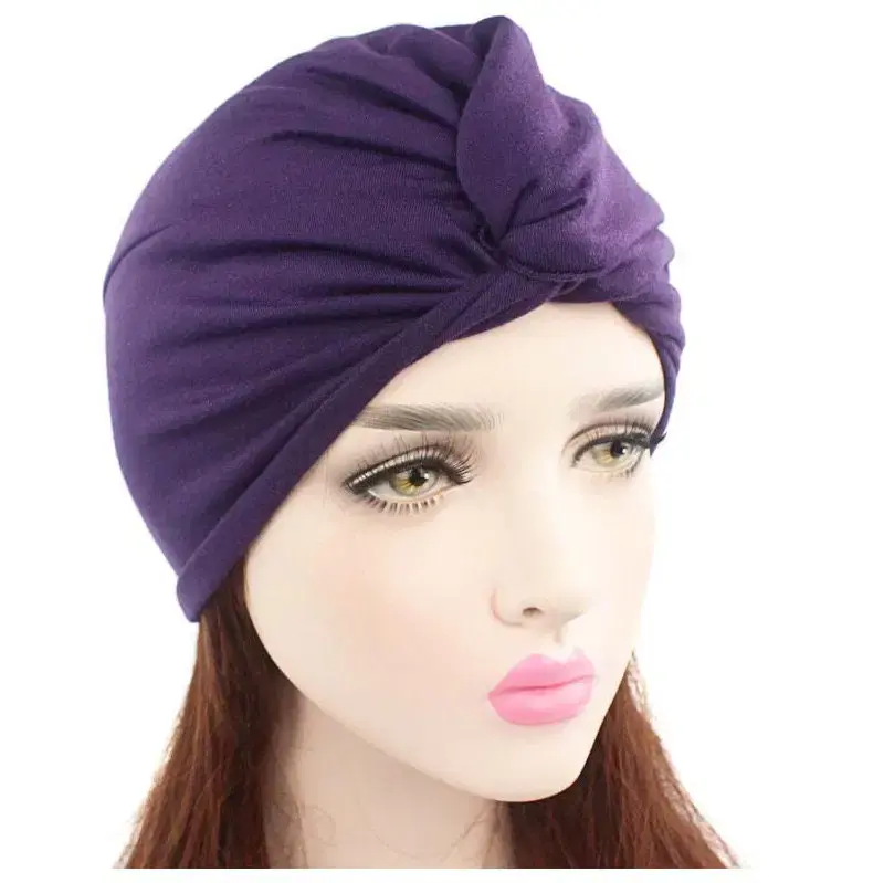 Thumbnail: Soft Jersey Front Knot Turban