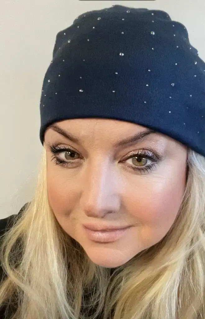 Thumbnail: Chemo Headwear Beanie Hat Sparkly and Soft