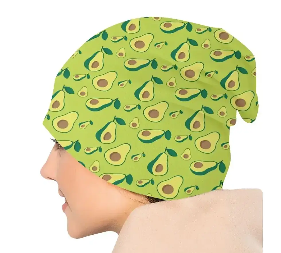 Thumbnail: Chemo Headwear Beanie Hat Avocado