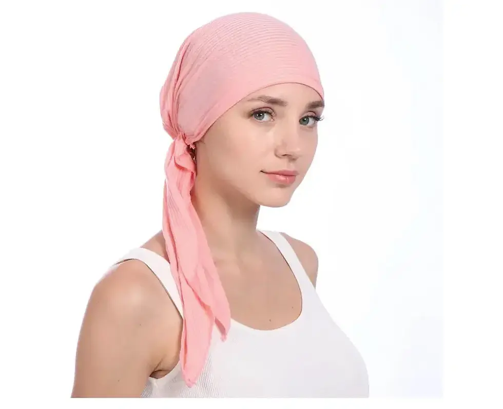 Thumbnail: Chemo Headwear Beanie Head Cover Scarf Turban