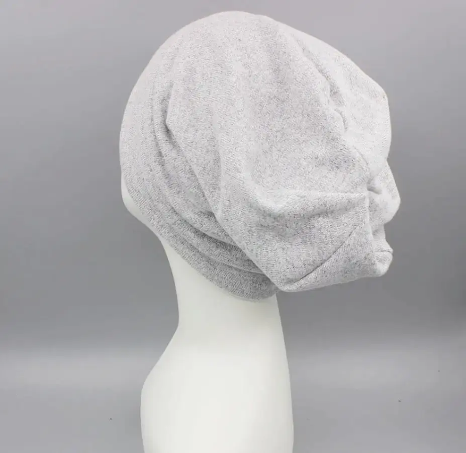 Thumbnail: Chemo Headwear Beanie Hat Soft Lined Jersey Closed