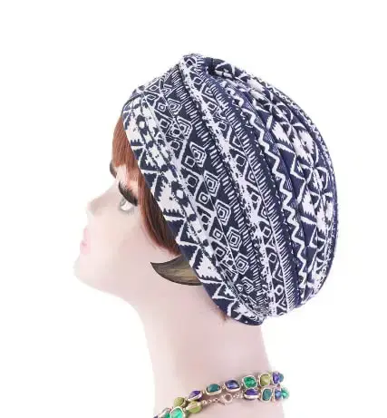 Thumbnail: Women Headwear Head Scarves Chemo Beanie Caps Head Wraps Floral Headscarf