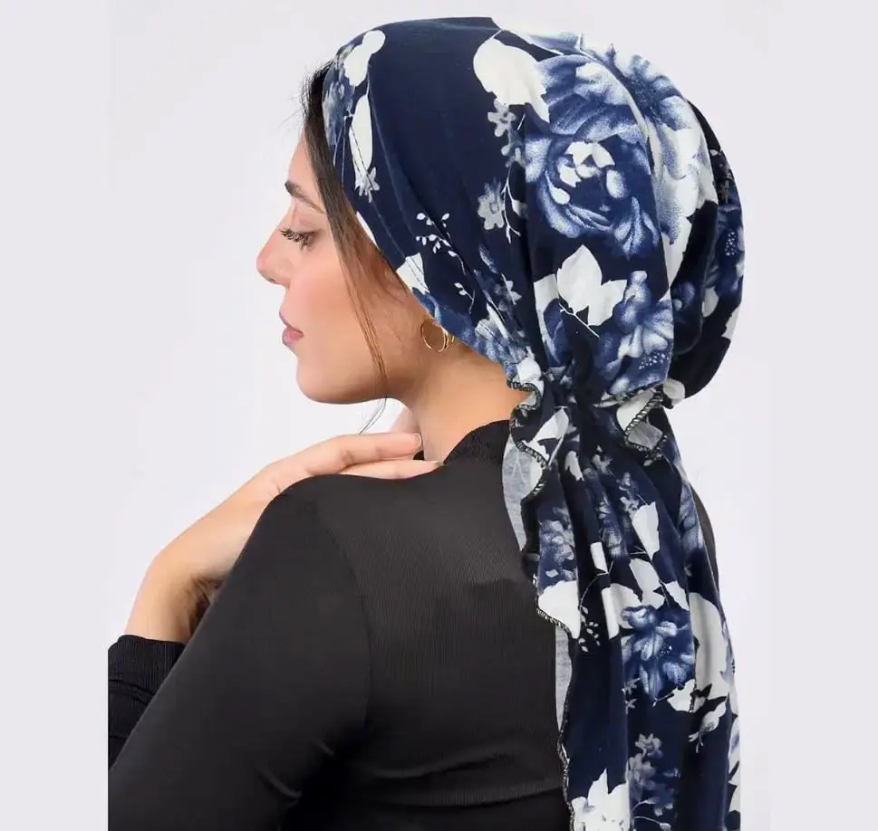 Thumbnail: Chemo Headwear Beanie Head Cover Scarf Turban