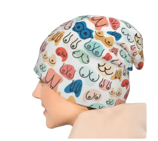 Thumbnail: Chemo Hat Headwear Beanie Hat Fun Boobs Breasts