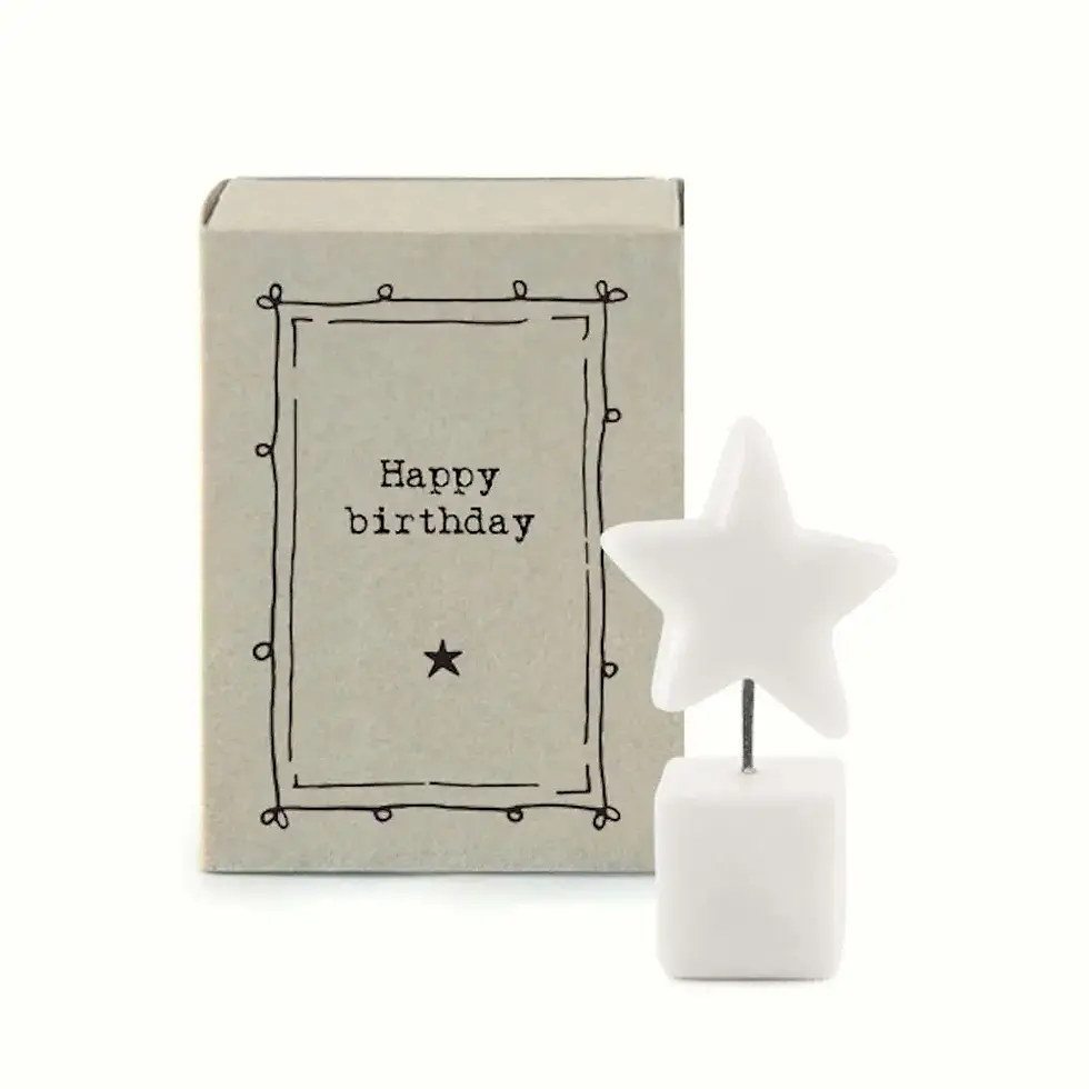 Thumbnail: East of India MINI Matchbox Little Star Happy Birthday