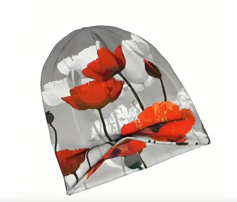 Thumbnail: Poppy Red Cancer Chemo Hair Loss Headwear Ultra Soft