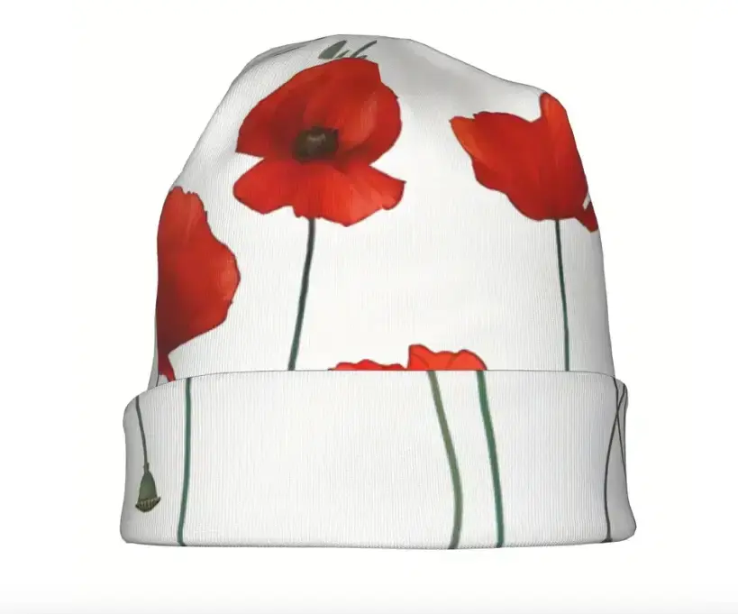 Thumbnail: Poppy Red Cancer Chemo Hair Loss Headwear Ultra Soft