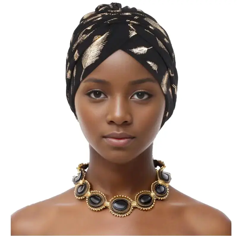 Thumbnail: Pre Tied Headwrap Turban Alopecia